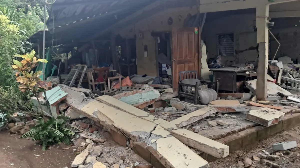 Foto 1 de los daños reportados por Elda Fernandez