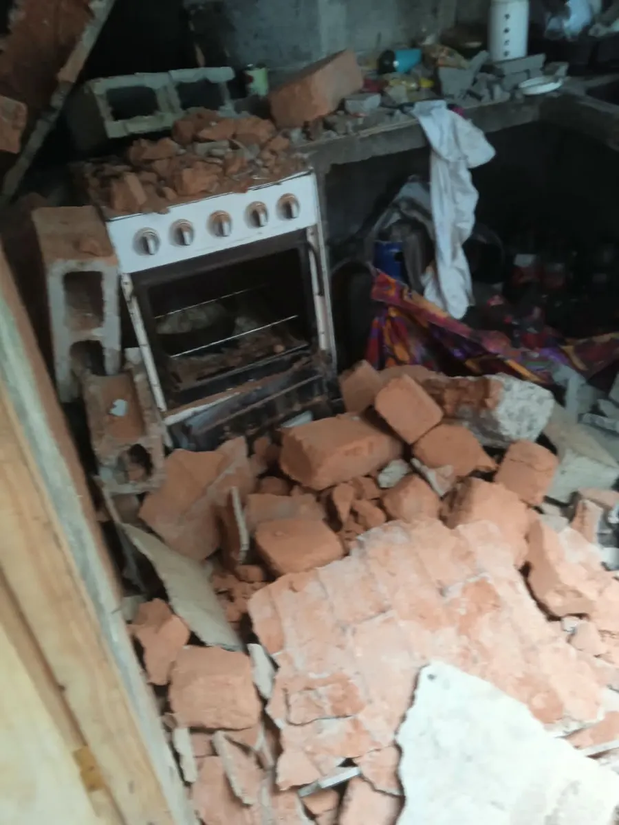 Foto 1 de los daños reportados por Ana Cortez